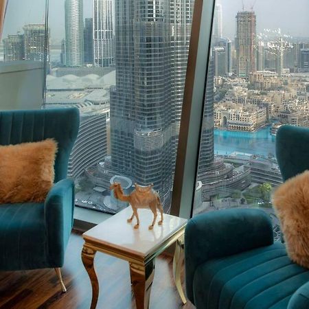 First Class 3Br With Full Burj Khalifa And Fountain View Dubai Exterior foto