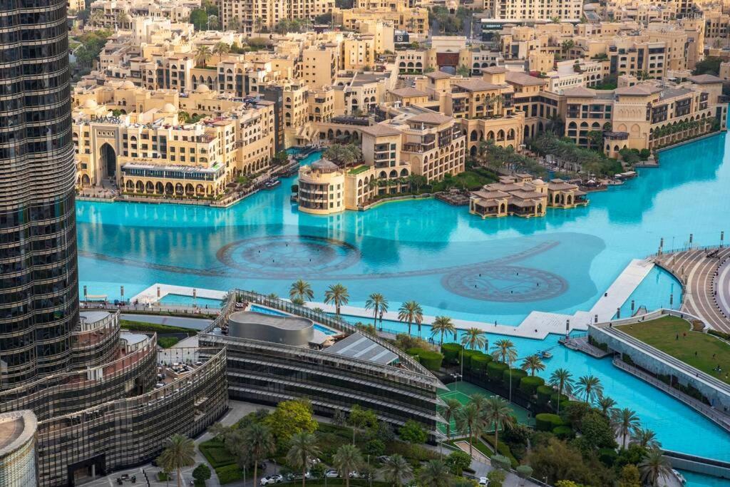 First Class 3Br With Full Burj Khalifa And Fountain View Dubai Exterior foto